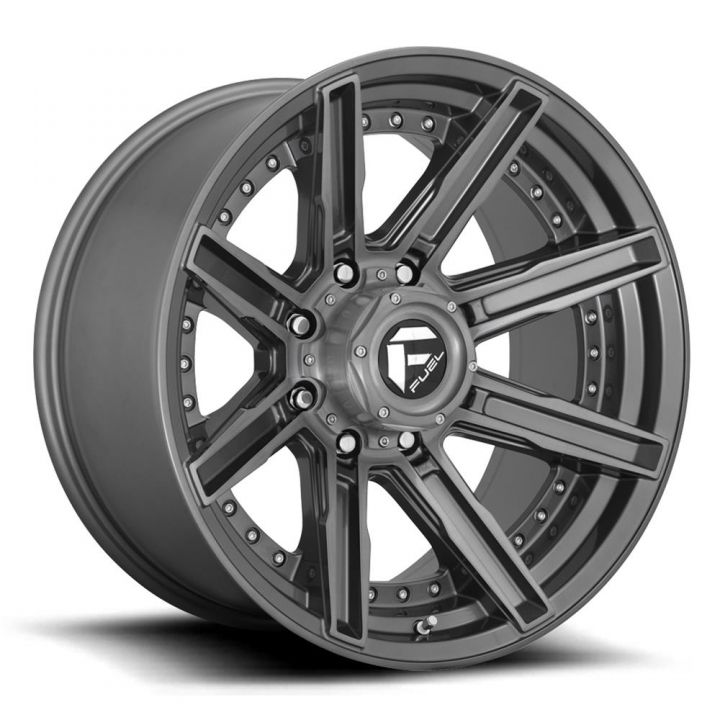 Fuel Wheels<br>Rogue Brushed Gun Metal Grey (20x10)